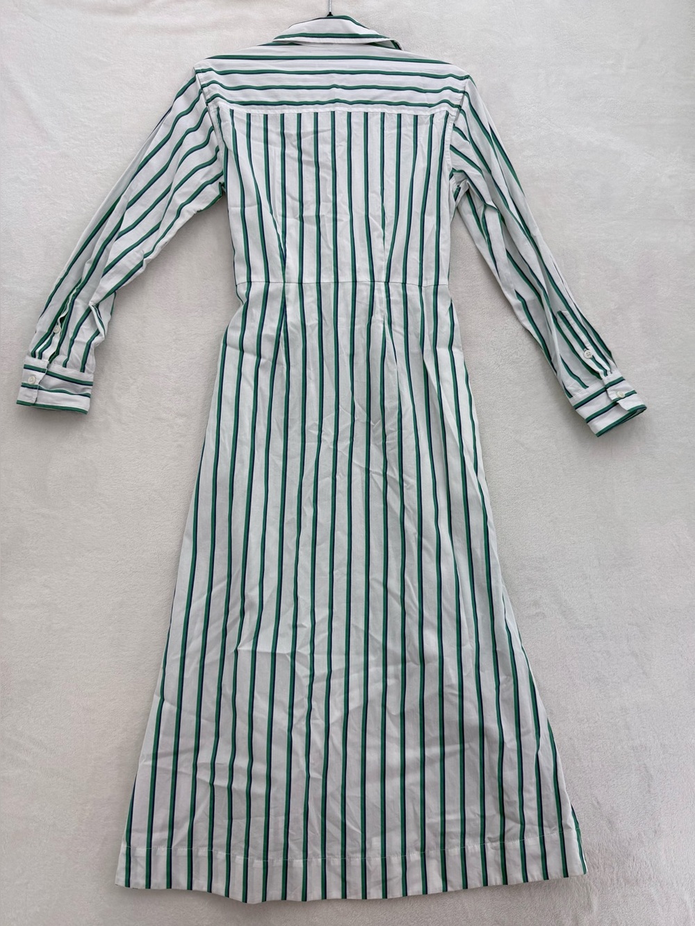 NWT Women Long Sleeve Tie-Front Midi Stripe Shirtdress Universal Threads Size XS - Picture 11 of 11